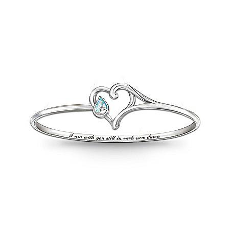 Diamond And Created Opal Bracelet: I Am With You