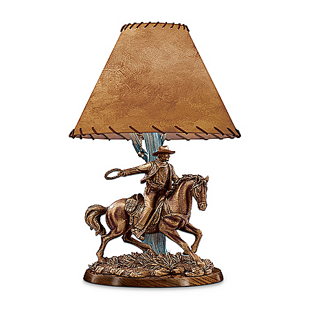 John Wayne-Themed 16-Inch Tall Accent Lamp: American Legend