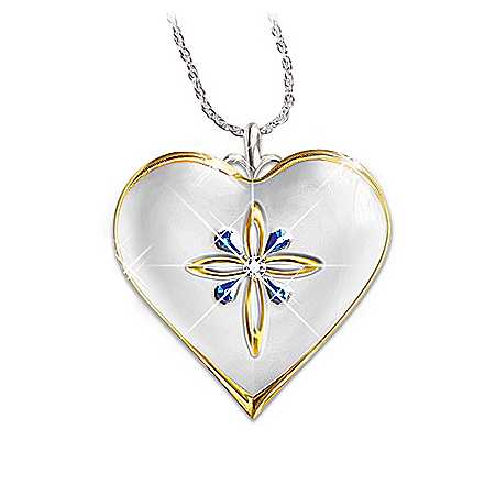 Pendiente De Diamante Y Zafiros Mi Hija Bendita