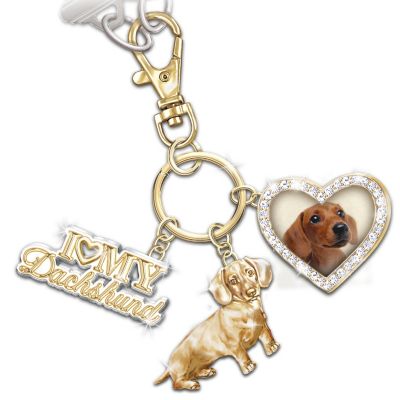 I Love My Dog Key Chain: Choose Your Breed