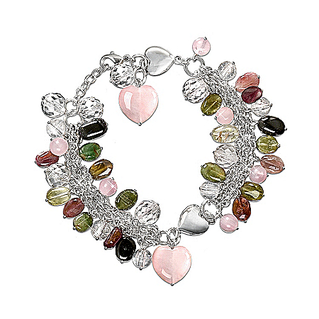Gemstone Charm Bracelet: All Things Grow With Love