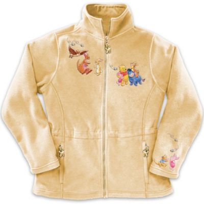 Disney Winnie The Pooh Characters Fleece Jacket: It's More Snuggly With You