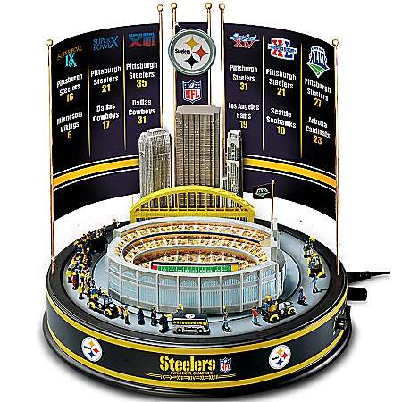 NFL Pittsburgh Steelers Super Bowl Champions Musical Carousel