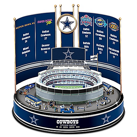 Dallas Cowboys NFL Super Bowl Champions Illuminated Victory Carousel