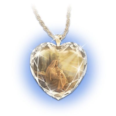 Always With You Crystal Heart Pendant Necklace