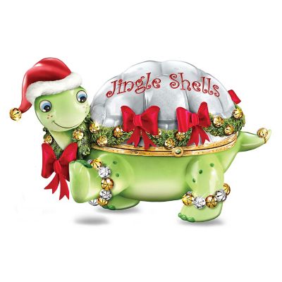 The Jingle Shells Turtle Holiday Music Box