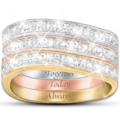 Three Band Diamond Ring: Timeless Love