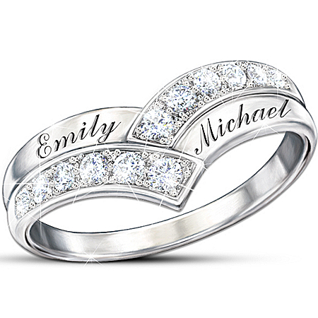 Our Enduring Love Personalized Diamond Ring