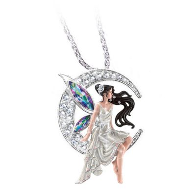 Nene Thomas Wings Of Twilight Fairy Pendant Necklace