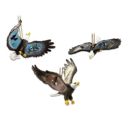 Eagle Ornament Set: Soaring Strengths