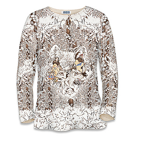 The Eyes Of The Wilderness Women's Artistic Shirt