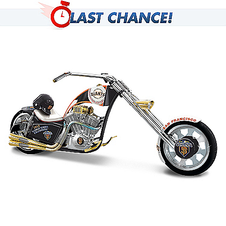 MLB San Francisco Giants 2010 World Series Champion Sculpted Chopper Figurine