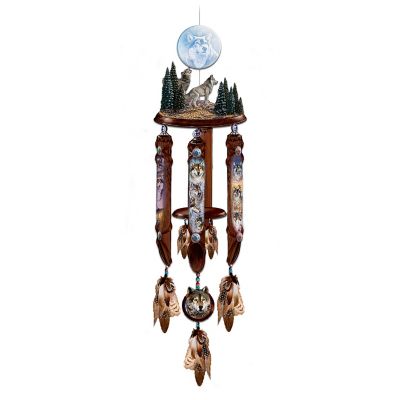 Windsong: Native American-Style Hanging Sculpture With Wind Chimes