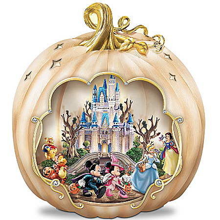 Disney's Spook-tacular: Halloween-Themed Pumpkin Tabletop Centerpiece