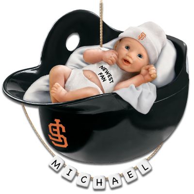 San Francisco Giants Personalized Baby's First Christmas Ornamen