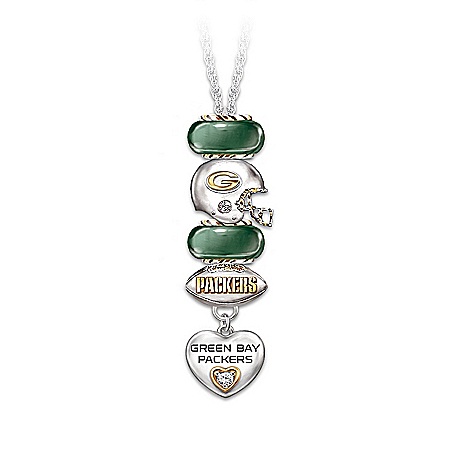 Go Packers! Super Bowl XLV Champions Charm Necklace