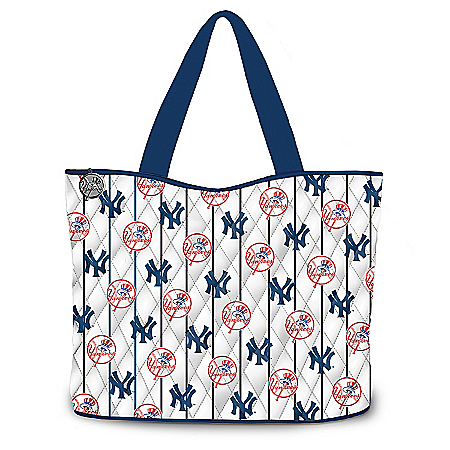 New York Yankees Tote Bag With Two Free Cosmetic Accessory Cases