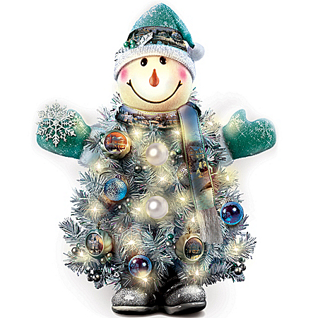 Thomas Kinkade 'Snow Place Like Home For The Holidays Pre-Lit Christmas Tree