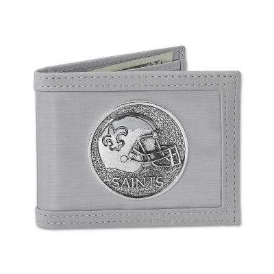 The New Orleans Saints Stainless Steel Men's Wallet