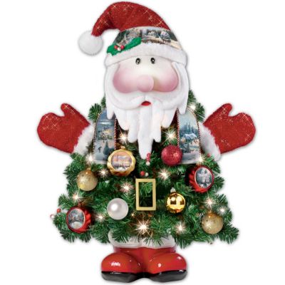 Thomas Kinkade Ho-Ho-Home For The Holidays Pre-Lit Christmas Tree