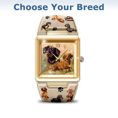 I Love My Dog Women's Cuff Watch With Multiple Breeds To Choose From