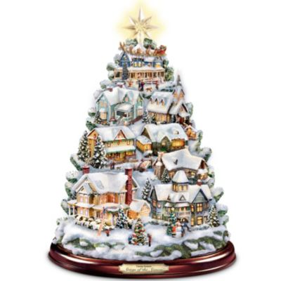 Thomas Kinkade Christmas Tabletop Tree: Songs Of The Season
