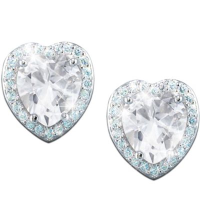 Daughter, Always In My Heart Diamonesk Earrings