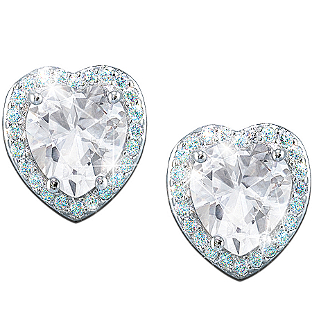 Daughter, Always In My Heart Diamonesk Earrings
