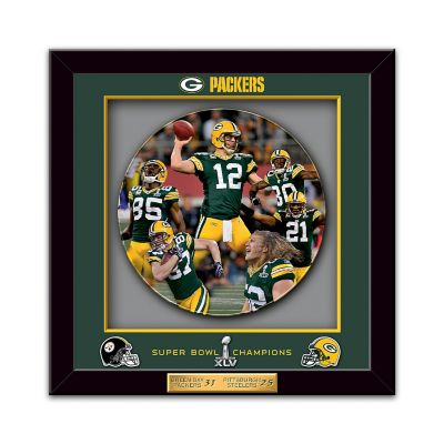 Super Bowl XLV Champions Green Bay Packers Commemorative Shadowbox Plate -  Plates