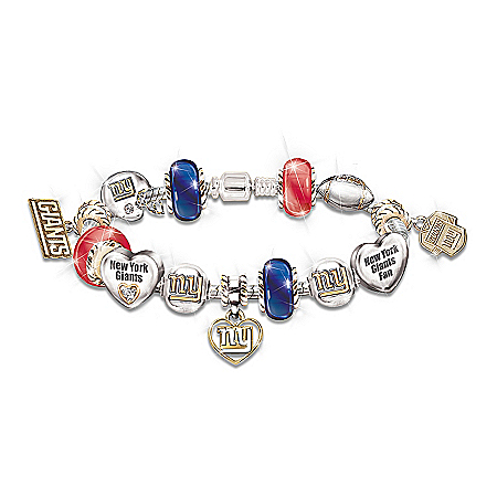 Go Giants! #1 Fan Charm Bracelet