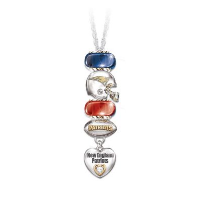 Go Patriots! #1 Fan Charm Necklace