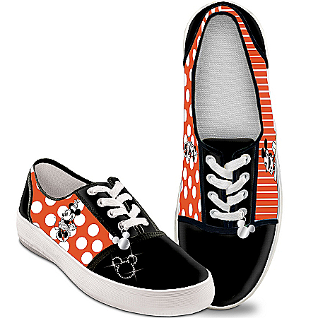 Disney Retro Mickey & Minnie Women's Canvas Shoes