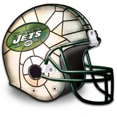 The New York Jets Louis Comfort Tiffany-Style Accent Lamp
