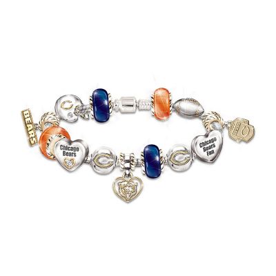 Go Bears! #1 Fan Charm Bracelet