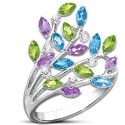 Bouquet Of Gems Diamond Ring