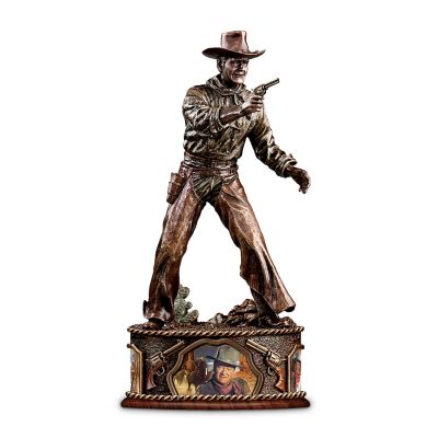 John Wayne Collectible Sculpture: Taming The West