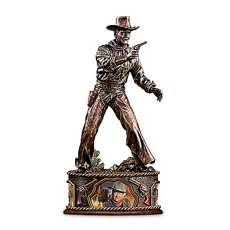 John Wayne Collectible Sculpture: Taming The West