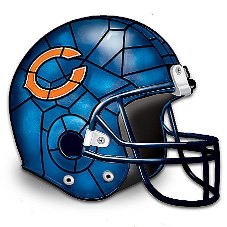 The Chicago Bears Louis Comfort Tiffany-Style Accent Lamp