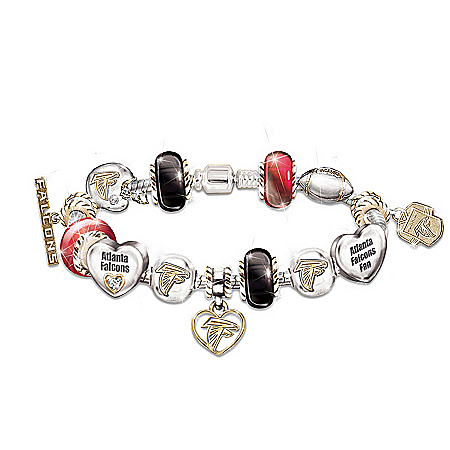 Go Falcons! #1 Fan Charm Bracelet