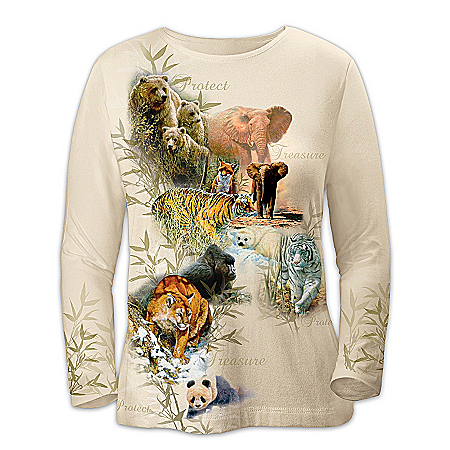 Wildlife Preservation Women's Shirt: Protect The Wild