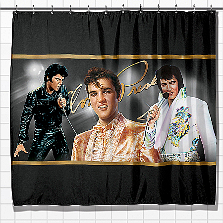 The King Of Rock 'N' Roll Shower Curtain