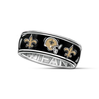 NFL New Orleans Saints Spinning Ring: #1 Fan