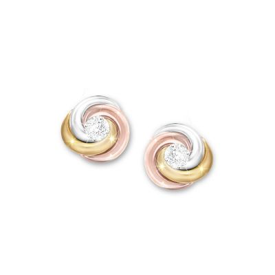 Lover's Knot Diamond Earrings