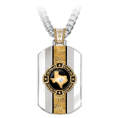 Texas Pride 24K Gold-Plated Pendant Necklace