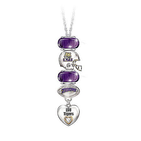Go Tigers! #1 Fan Charm Necklace