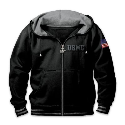 USMC Men's Hoodie: Freedom Fighters