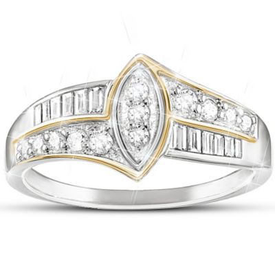 Women's Diamond Ring: The Marquise