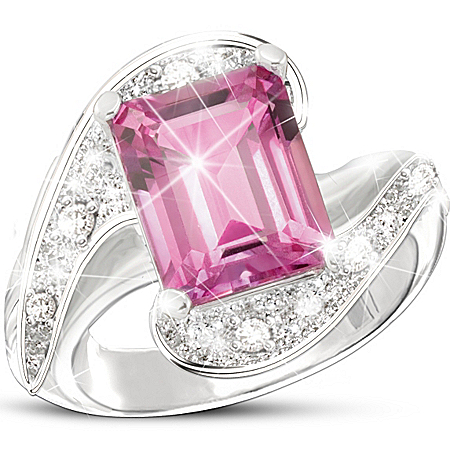 Passion Pink Topaz Ring