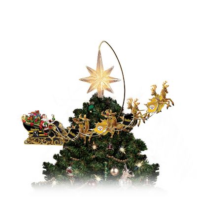 NFL-Licensed Pittsburgh Steelers Lighted Christmas Tree Topper: Steelers Holiday Pride