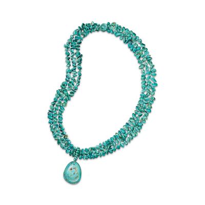Women's Necklace: True Blue Turquoise Necklace